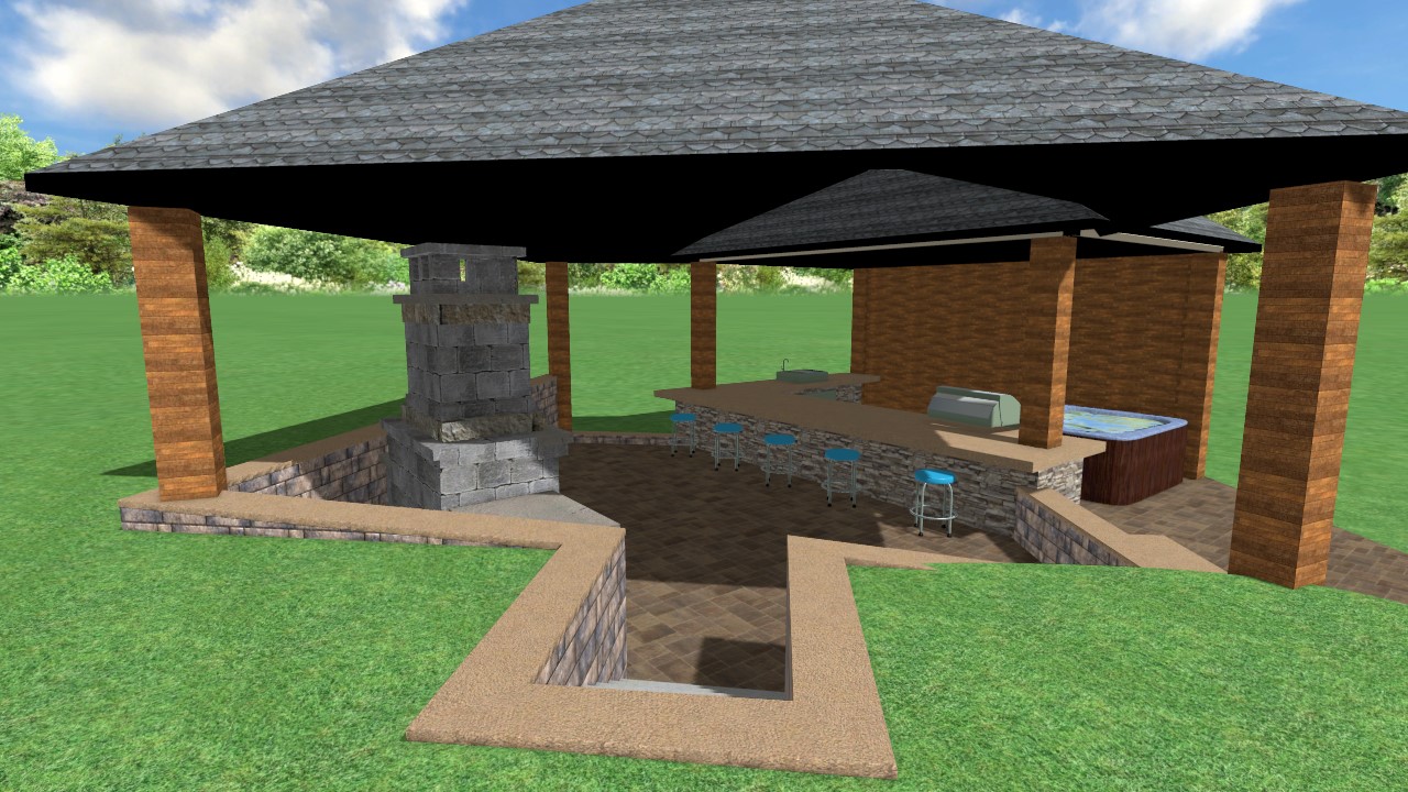 patio pavillion design contractor blue ridge ga
