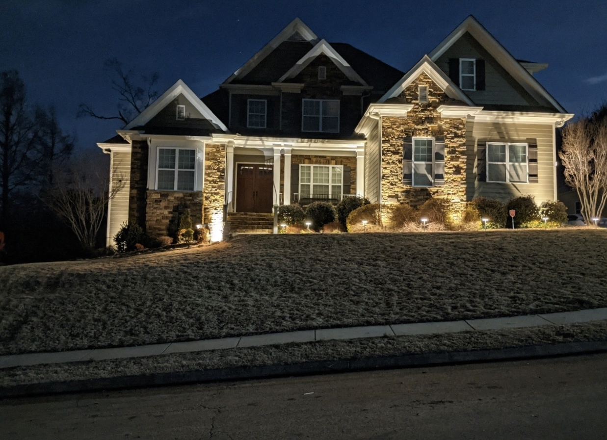 professional landscape lighting blue ridge ga